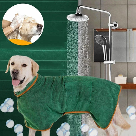 Pet Drying Bathrobe